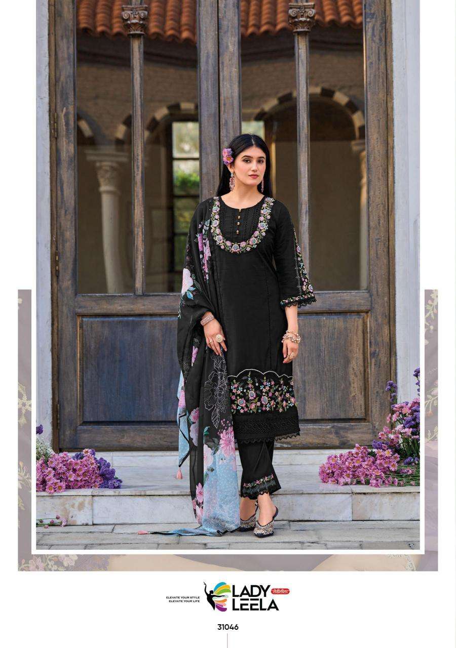 lady leela presents charchay viscose readymade party wear 3pcs kurtis catalog wholesaler and exporter 