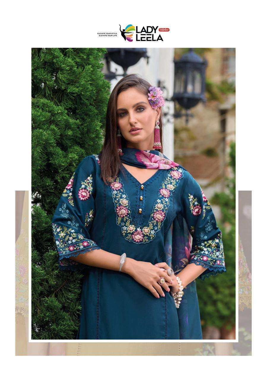 lady leela presents charchay viscose readymade party wear 3pcs kurtis catalog wholesaler and exporter 