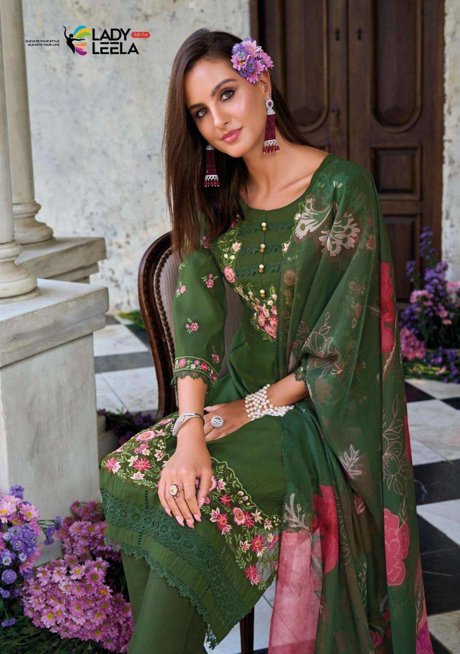 lady leela presents charchay viscose readymade party wear 3pcs kurtis catalog wholesaler and exporter 