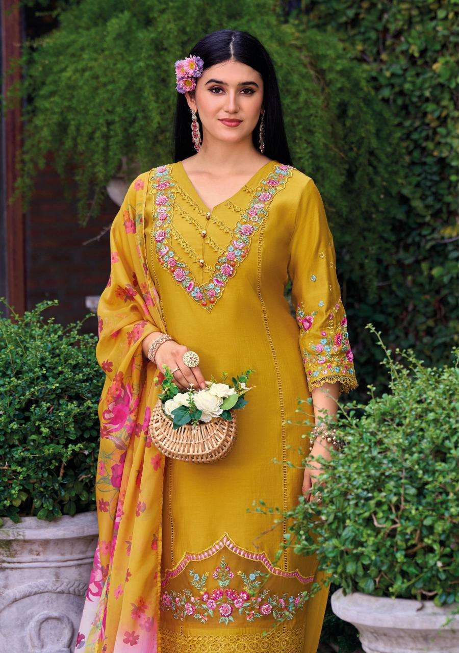 lady leela presents charchay viscose readymade party wear 3pcs kurtis catalog wholesaler and exporter 