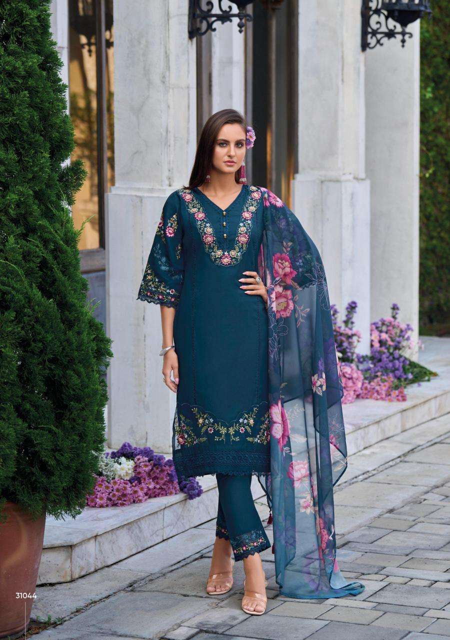 lady leela presents charchay viscose readymade party wear 3pcs kurtis catalog wholesaler and exporter 