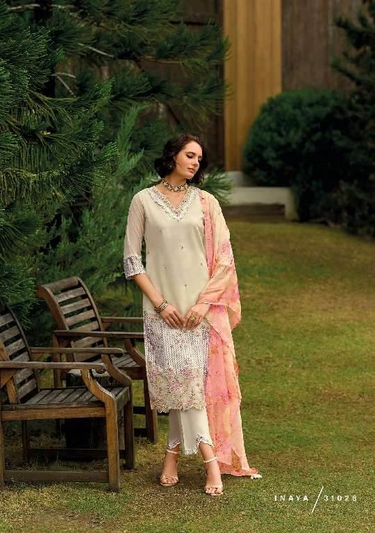 lady leela presents Inaya vol-2 readymade organza modern 3pcs kurtis catalog wholesaler and exporter 
