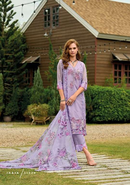 lady leela presents Inaya vol-2 readymade organza modern 3pcs kurtis catalog wholesaler and exporter 