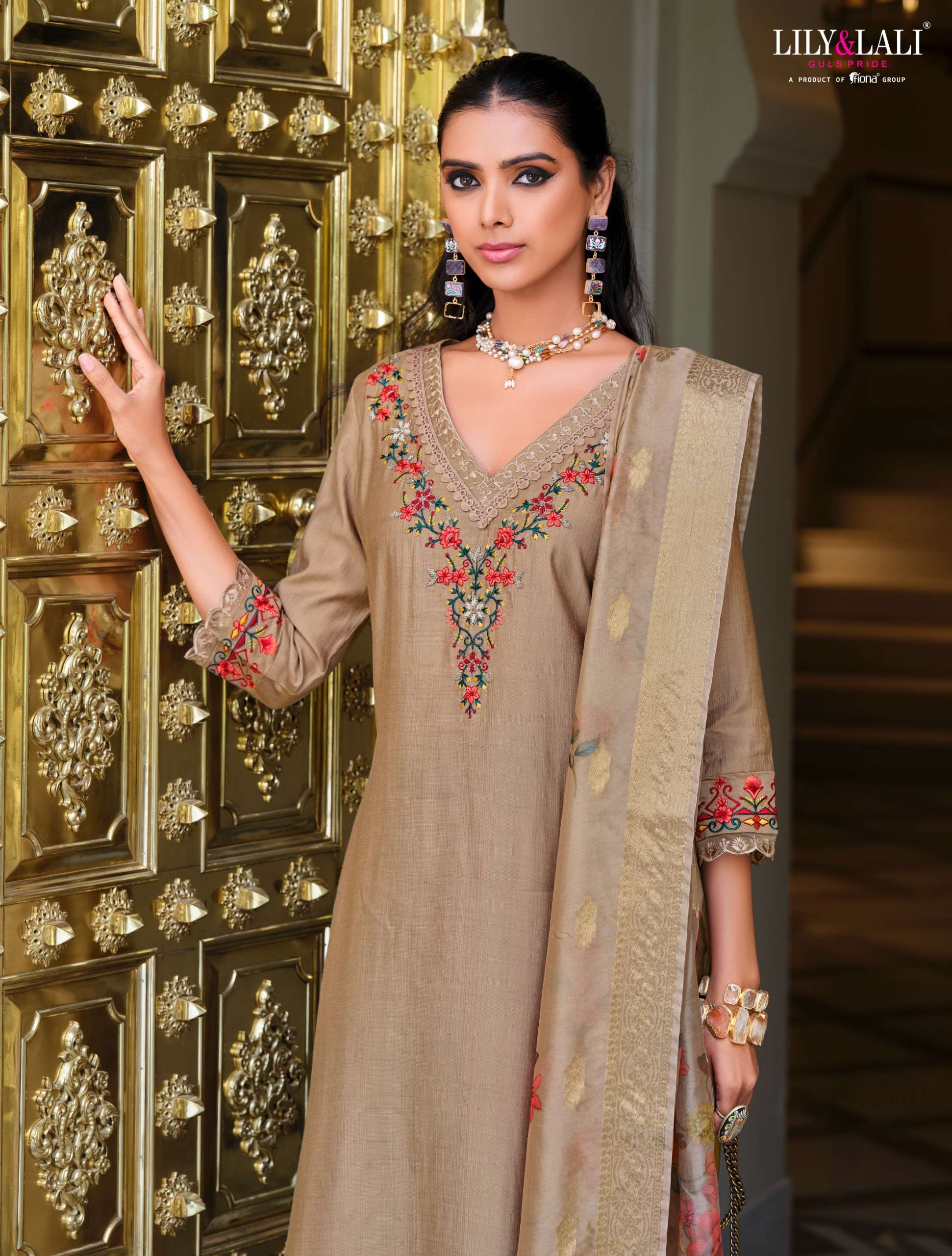 LILY & LALI PRESENTS MALVIKA VOL-3 VISCOSE FANCY KURTIS CATALOG WHOLESALER AND EXPORTER IN SURAT
