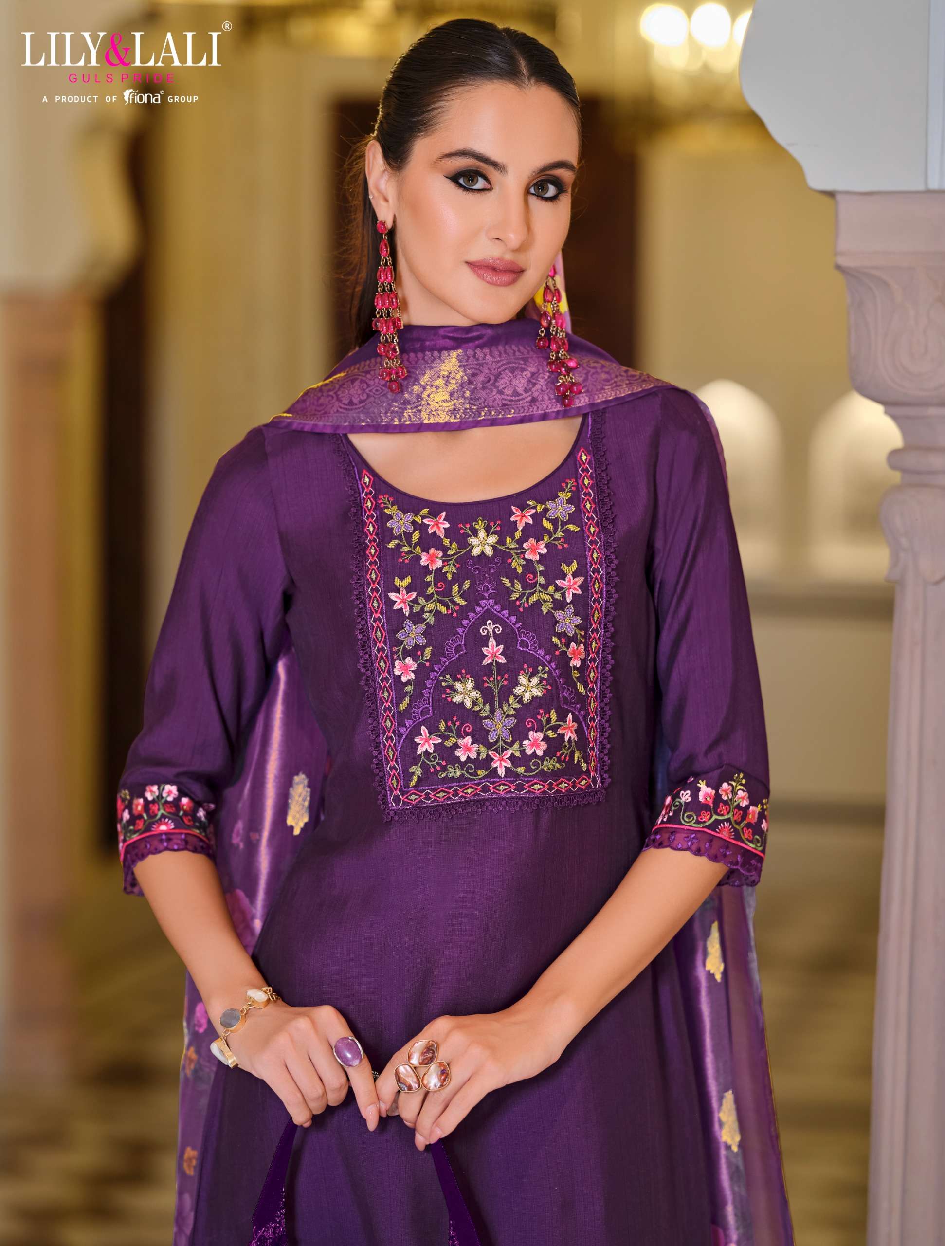 LILY & LALI PRESENTS MALVIKA VOL-3 VISCOSE FANCY KURTIS CATALOG WHOLESALER AND EXPORTER IN SURAT