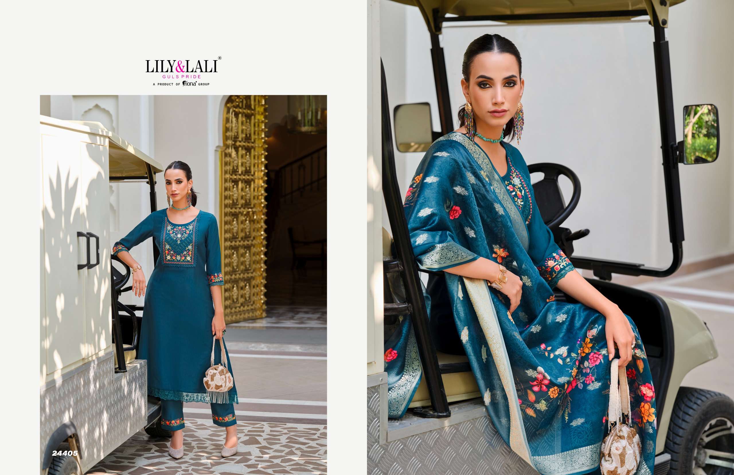 LILY & LALI PRESENTS MALVIKA VOL-3 VISCOSE FANCY KURTIS CATALOG WHOLESALER AND EXPORTER IN SURAT