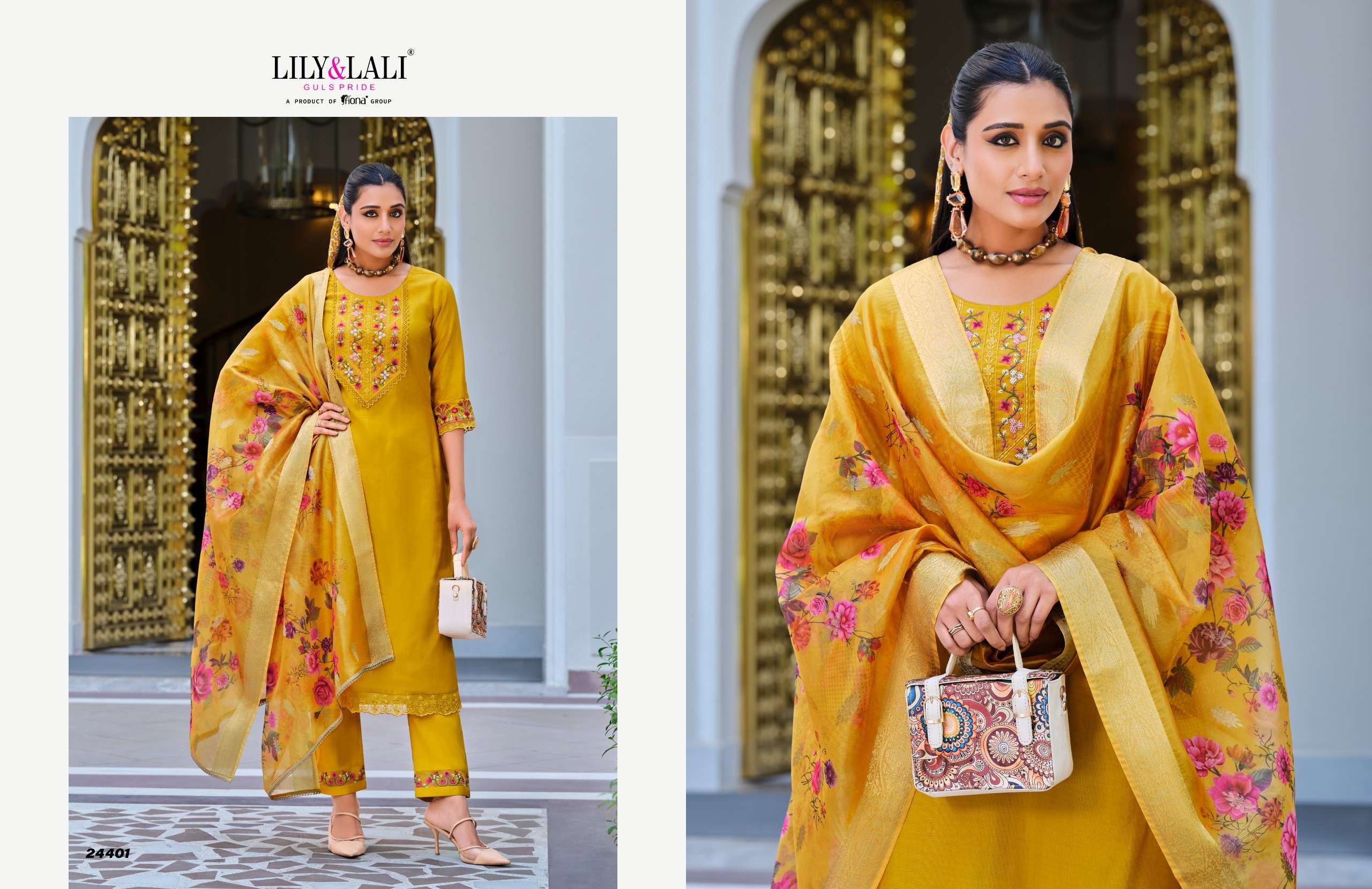 LILY & LALI PRESENTS MALVIKA VOL-3 VISCOSE FANCY KURTIS CATALOG WHOLESALER AND EXPORTER IN SURAT