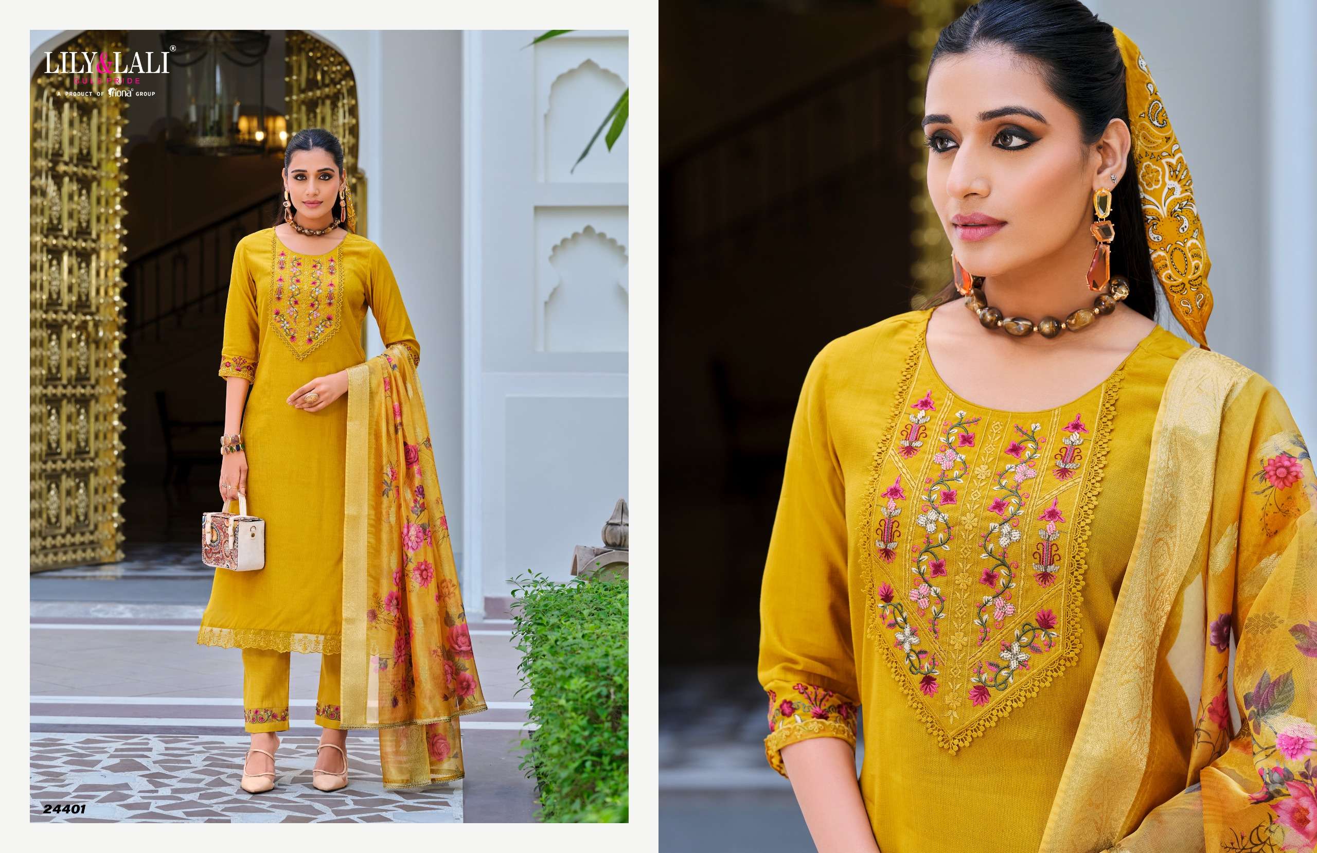 LILY & LALI PRESENTS MALVIKA VOL-3 VISCOSE FANCY KURTIS CATALOG WHOLESALER AND EXPORTER IN SURAT