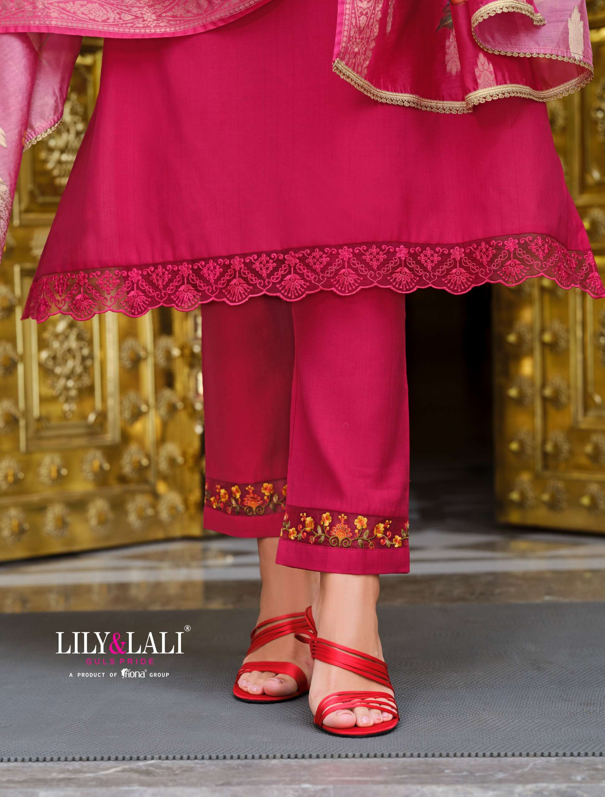 LILY & LALI PRESENTS MALVIKA VOL-3 VISCOSE FANCY KURTIS CATALOG WHOLESALER AND EXPORTER IN SURAT
