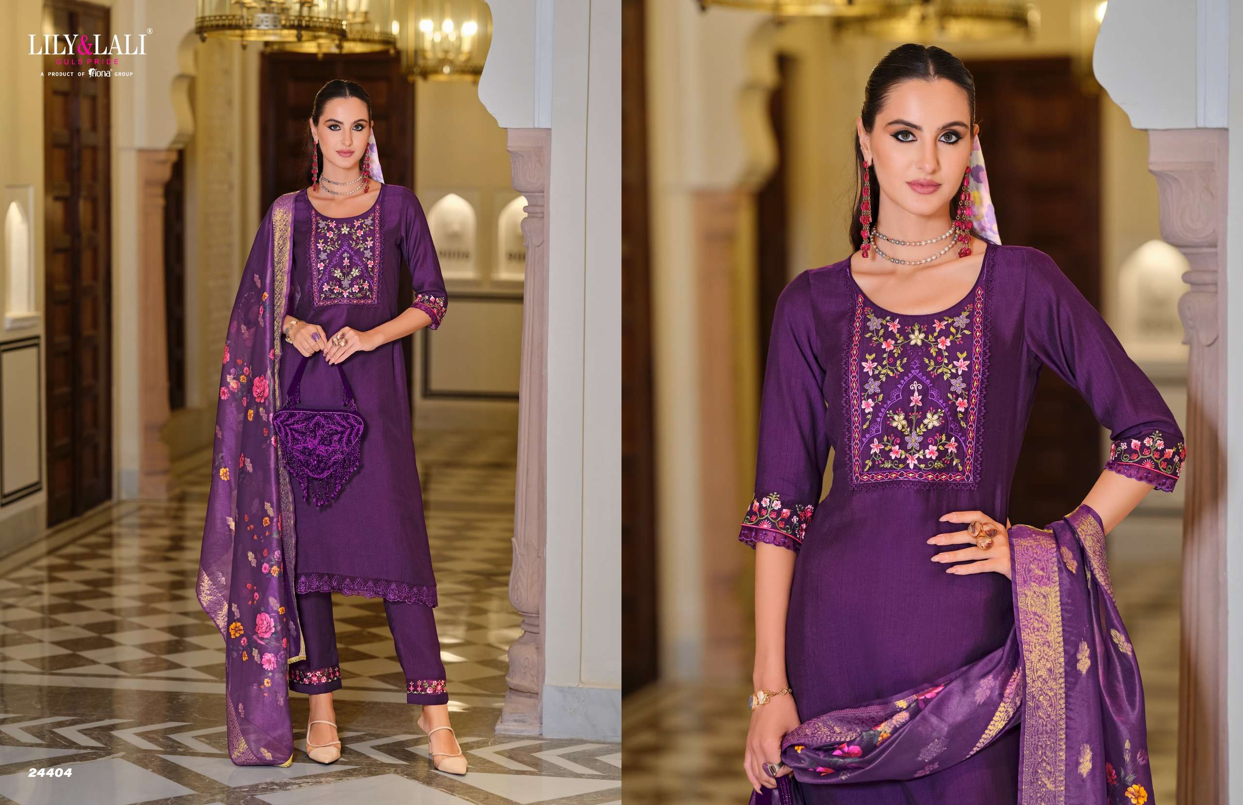 LILY & LALI PRESENTS MALVIKA VOL-3 VISCOSE FANCY KURTIS CATALOG WHOLESALER AND EXPORTER IN SURAT