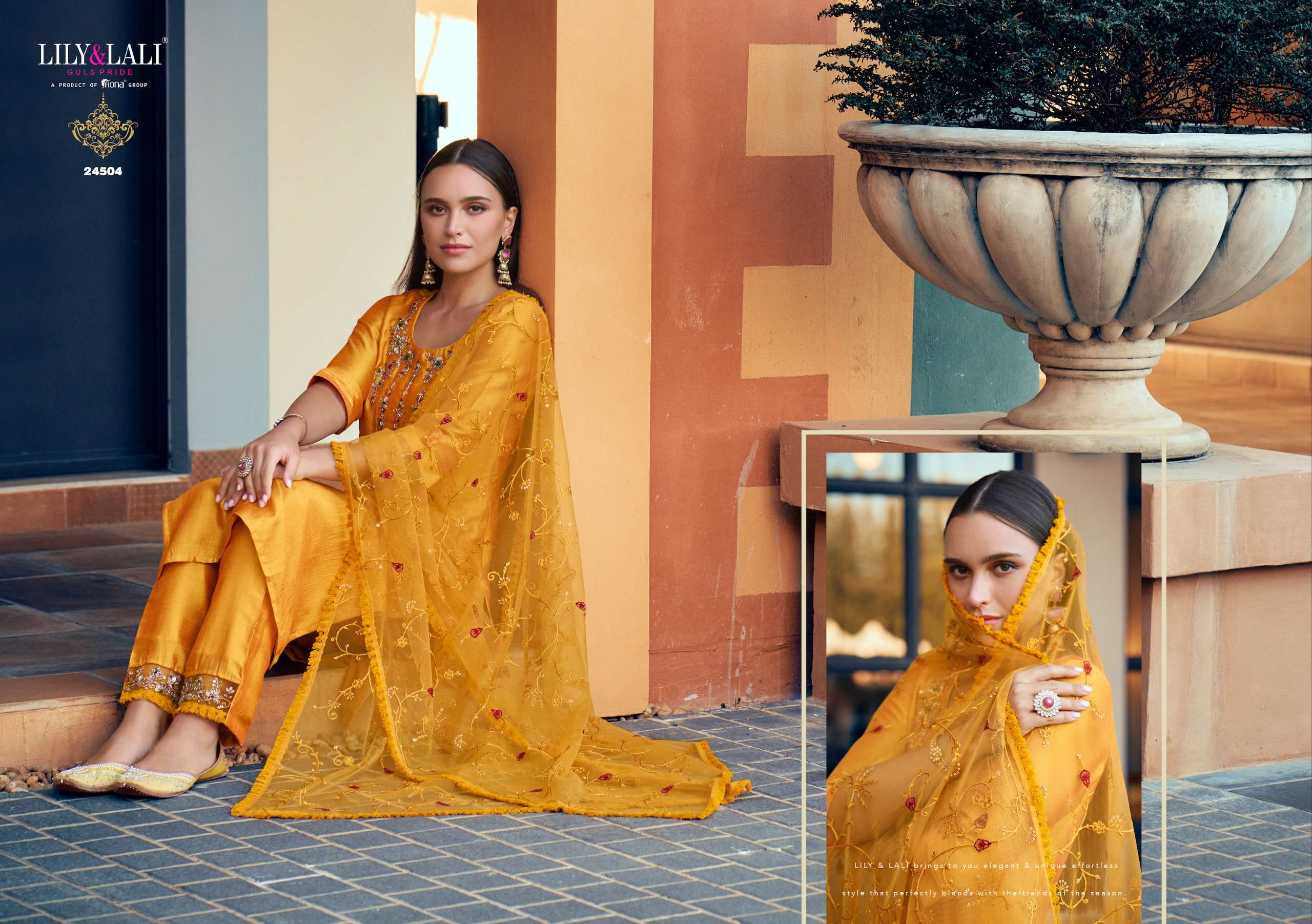 LILY & LALI PRESENTS MARIA-9 VOL-5 VICHITRA FANCY KURTIS CATALOG WHOLESALER AND EXPORTER IN SURAT