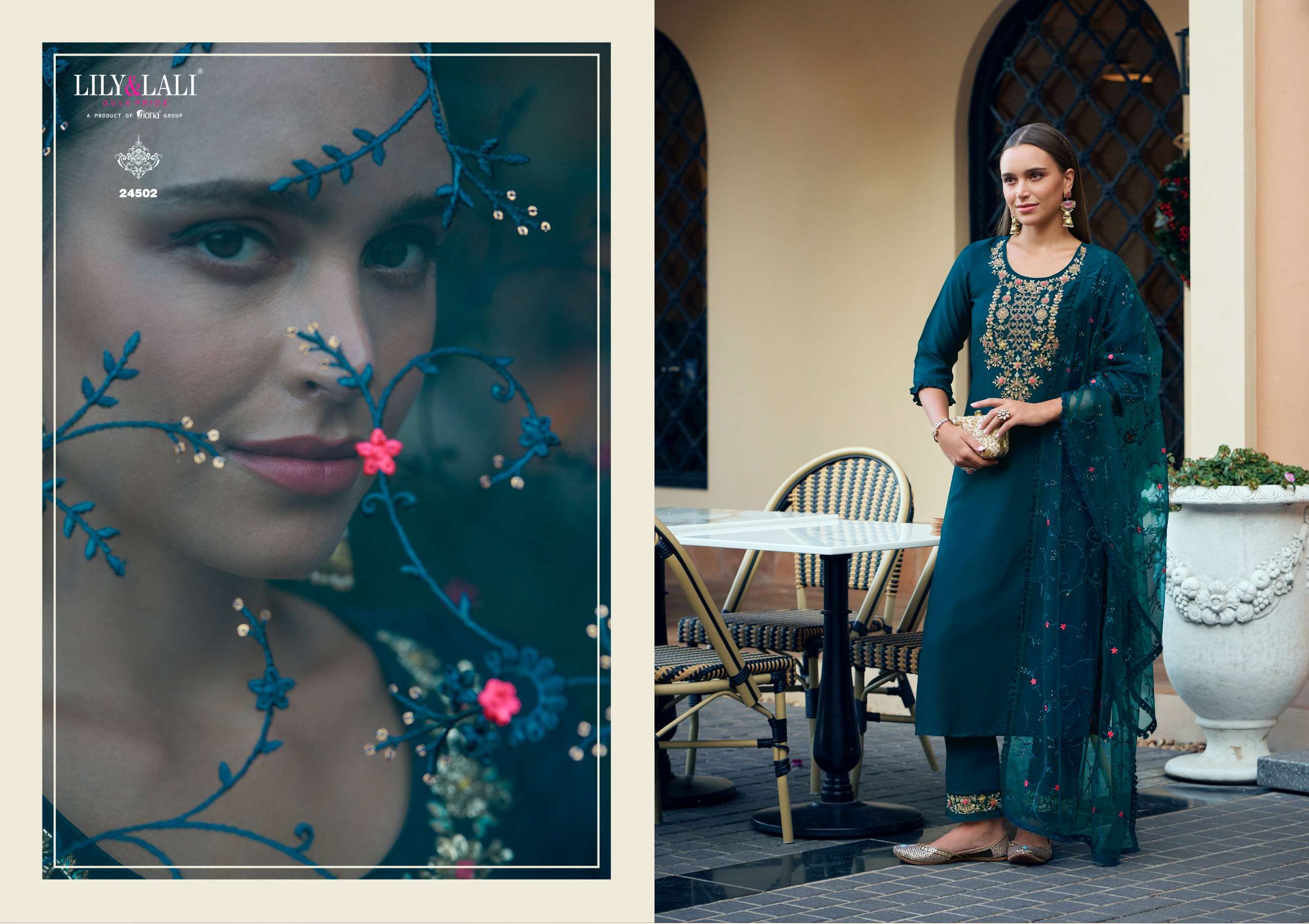 LILY & LALI PRESENTS MARIA-9 VOL-5 VICHITRA FANCY KURTIS CATALOG WHOLESALER AND EXPORTER IN SURAT