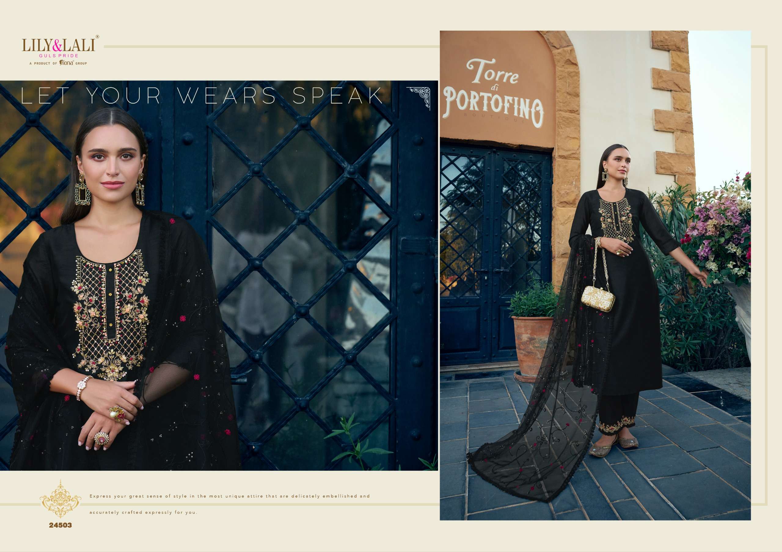 LILY & LALI PRESENTS MARIA-9 VOL-5 VICHITRA FANCY KURTIS CATALOG WHOLESALER AND EXPORTER IN SURAT