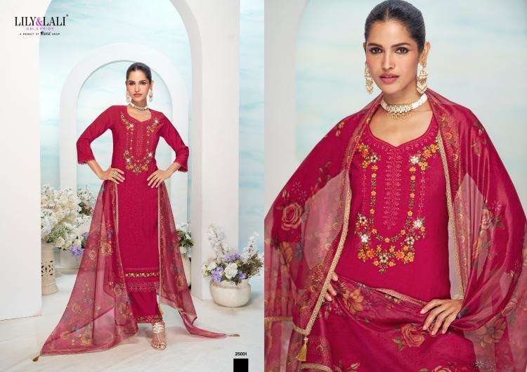 lily & lali presents mishka readymade jacquard viscose silk kurtis catalog wholesaler and exporter 