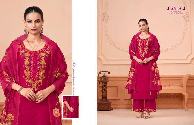 lily & lali presents monalisa vol-6 readymade viscose designer 3pcs kurtis catalog wholesaler and exporter 