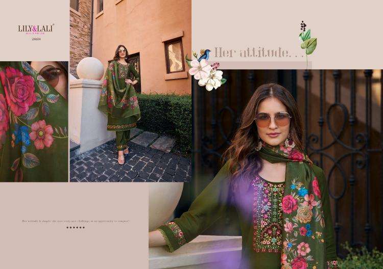 Lily & Lali Presents Srivalli Vol-2 Readymade Viscose Silk Modern Salwar Suit Catalog Wholesaler And Exporter In Surat