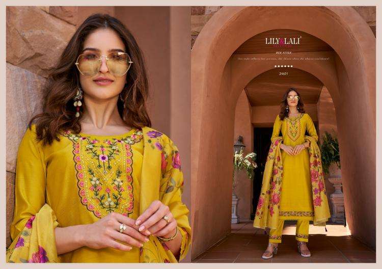 Lily & Lali Presents Srivalli Vol-2 Readymade Viscose Silk Modern Salwar Suit Catalog Wholesaler And Exporter In Surat