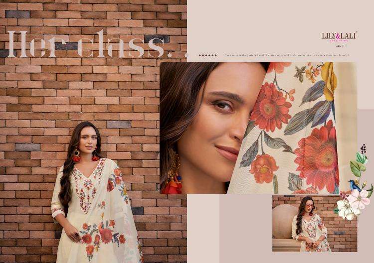Lily & Lali Presents Srivalli Vol-2 Readymade Viscose Silk Modern Salwar Suit Catalog Wholesaler And Exporter In Surat