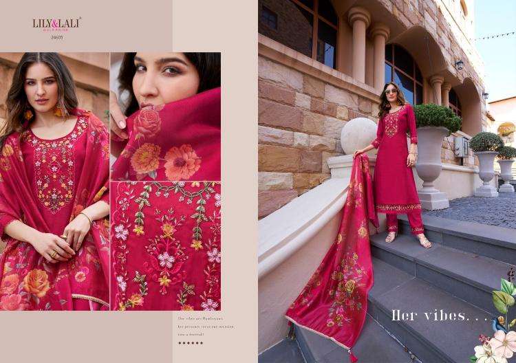 Lily & Lali Presents Srivalli Vol-2 Readymade Viscose Silk Modern Salwar Suit Catalog Wholesaler And Exporter In Surat