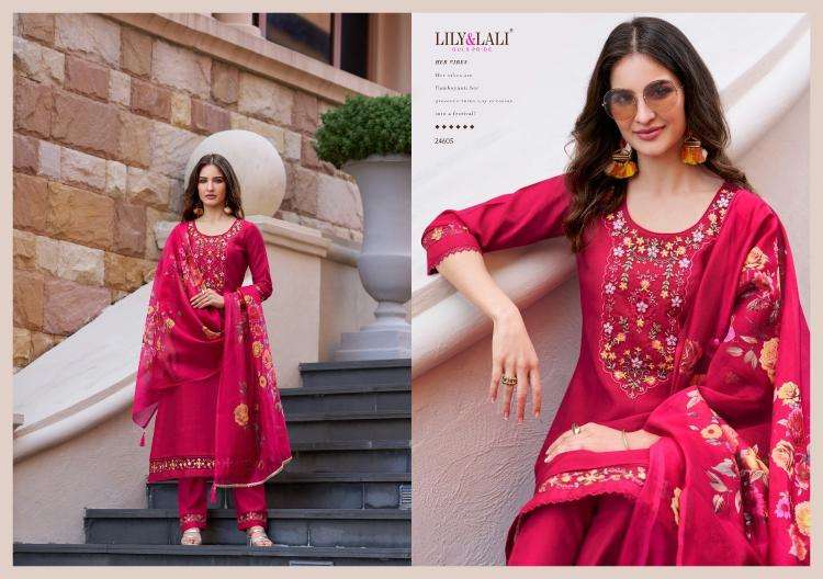 Lily & Lali Presents Srivalli Vol-2 Readymade Viscose Silk Modern Salwar Suit Catalog Wholesaler And Exporter In Surat