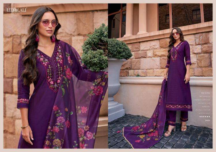 Lily & Lali Presents Srivalli Vol-2 Readymade Viscose Silk Modern Salwar Suit Catalog Wholesaler And Exporter In Surat