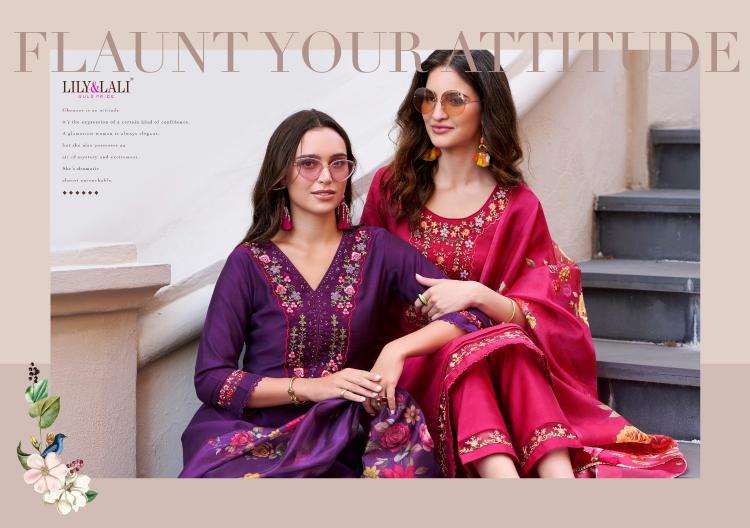 Lily & Lali Presents Srivalli Vol-2 Readymade Viscose Silk Modern Salwar Suit Catalog Wholesaler And Exporter In Surat