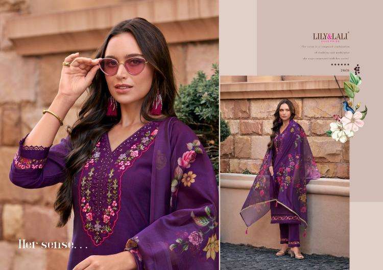 Lily & Lali Presents Srivalli Vol-2 Readymade Viscose Silk Modern Salwar Suit Catalog Wholesaler And Exporter In Surat