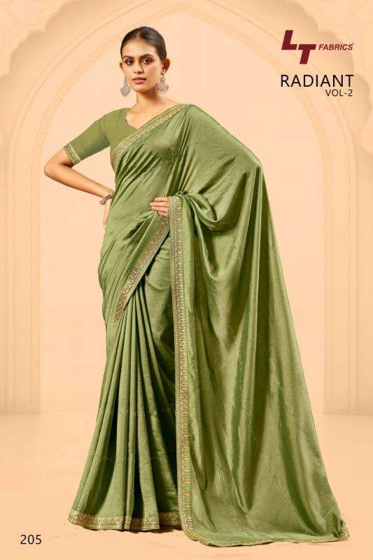 Lt Fashions Presents Radiant Vol-2 Dola Silk Casual Printed Saree With Fancy Blouse Catalog Wholesaler And Exporter 