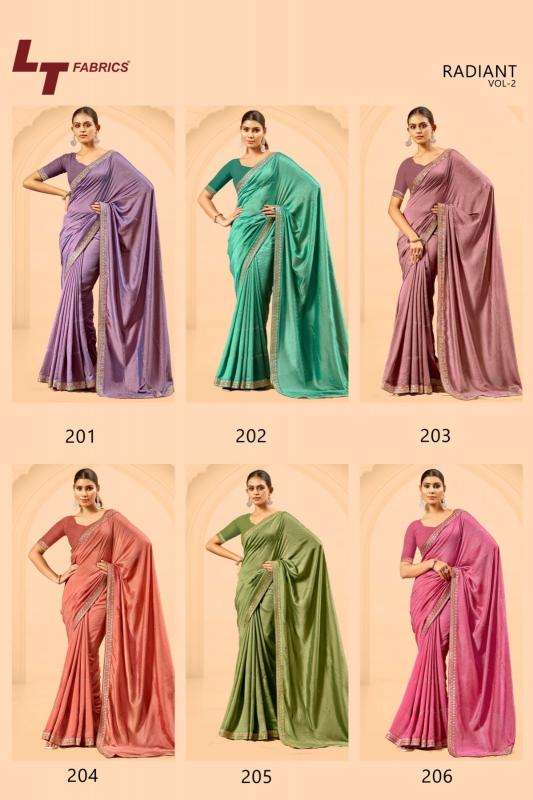 Lt Fashions Presents Radiant Vol-2 Dola Silk Casual Printed Saree With Fancy Blouse Catalog Wholesaler And Exporter 