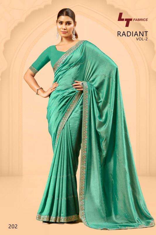 Lt Fashions Presents Radiant Vol-2 Dola Silk Casual Printed Saree With Fancy Blouse Catalog Wholesaler And Exporter 