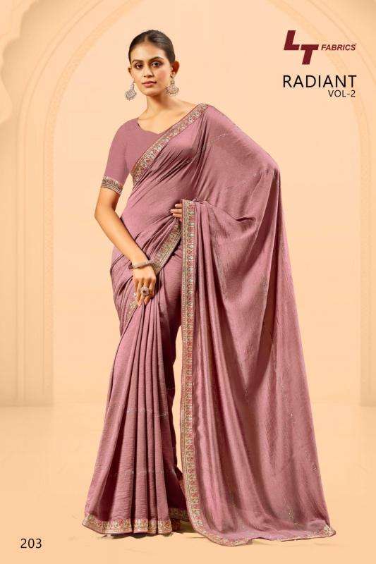Lt Fashions Presents Radiant Vol-2 Dola Silk Casual Printed Saree With Fancy Blouse Catalog Wholesaler And Exporter 