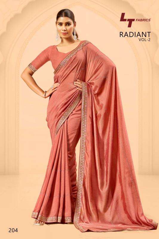 Lt Fashions Presents Radiant Vol-2 Dola Silk Casual Printed Saree With Fancy Blouse Catalog Wholesaler And Exporter 