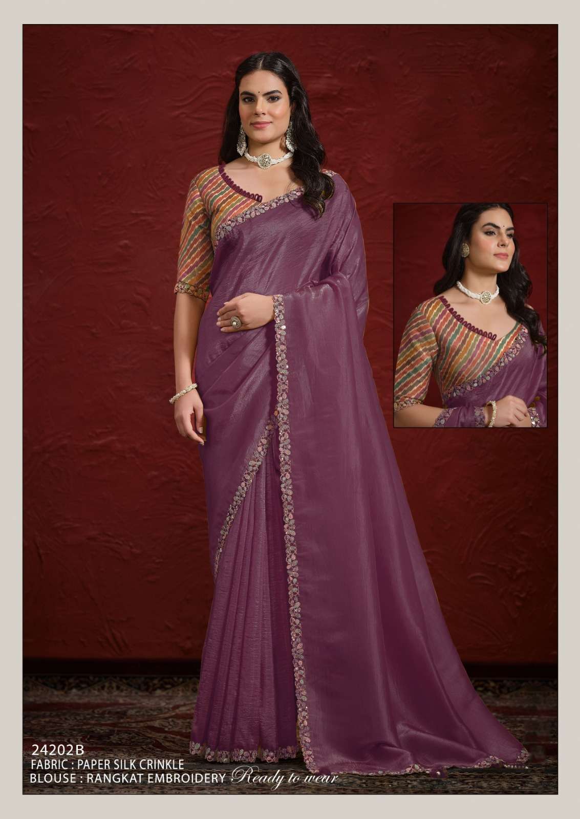 Mahotsav Presents Moh Manthan 24200 series Aaina Fancy Party Wear Saree Catalog Wholesaler And Exporter 