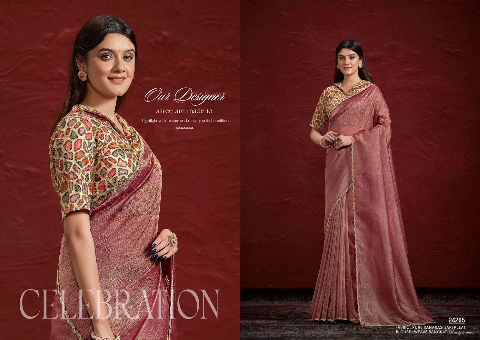 Mahotsav Presents Moh Manthan 24200 series Aaina Fancy Party Wear Saree Catalog Wholesaler And Exporter 