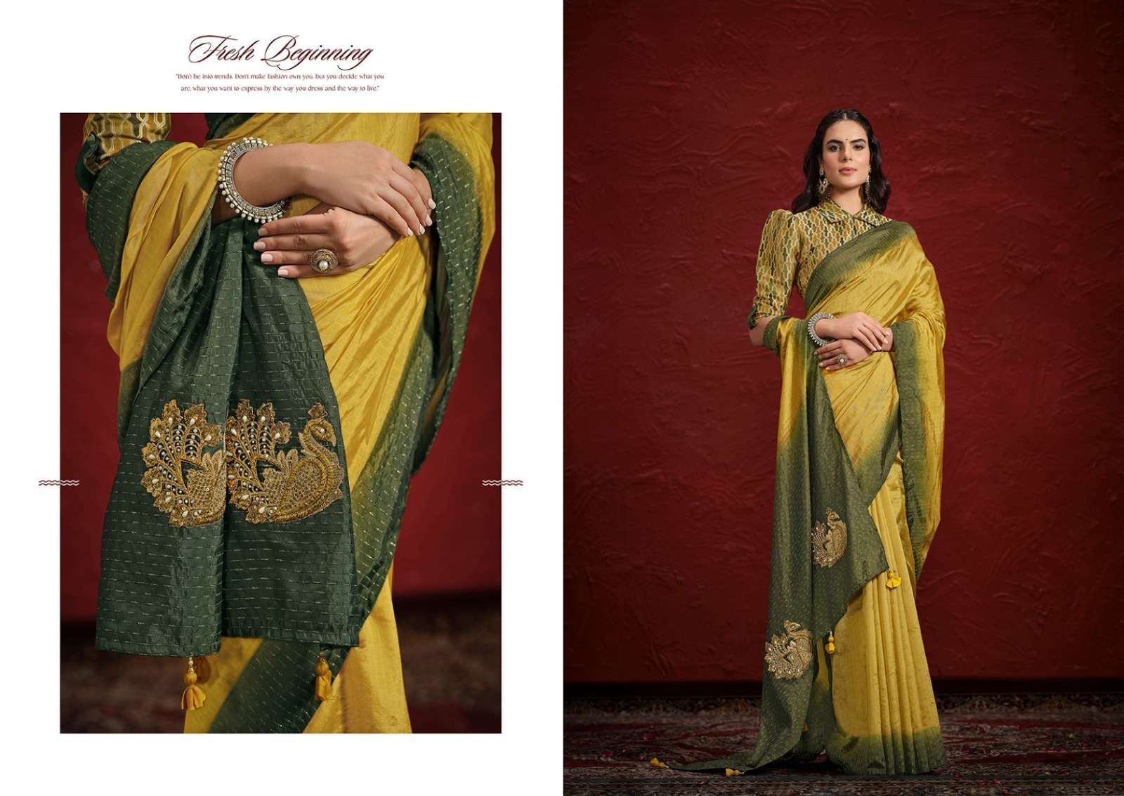 Mahotsav Presents Moh Manthan 24200 series Aaina Fancy Party Wear Saree Catalog Wholesaler And Exporter 