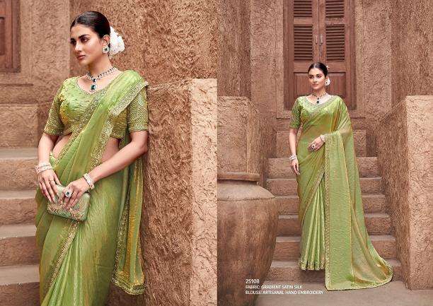 Mahotsav Presents Moh Manthan 25100 Series Raya Traditional Sarees With Stitch Blouse Catalog Wholesaler And Exporter 