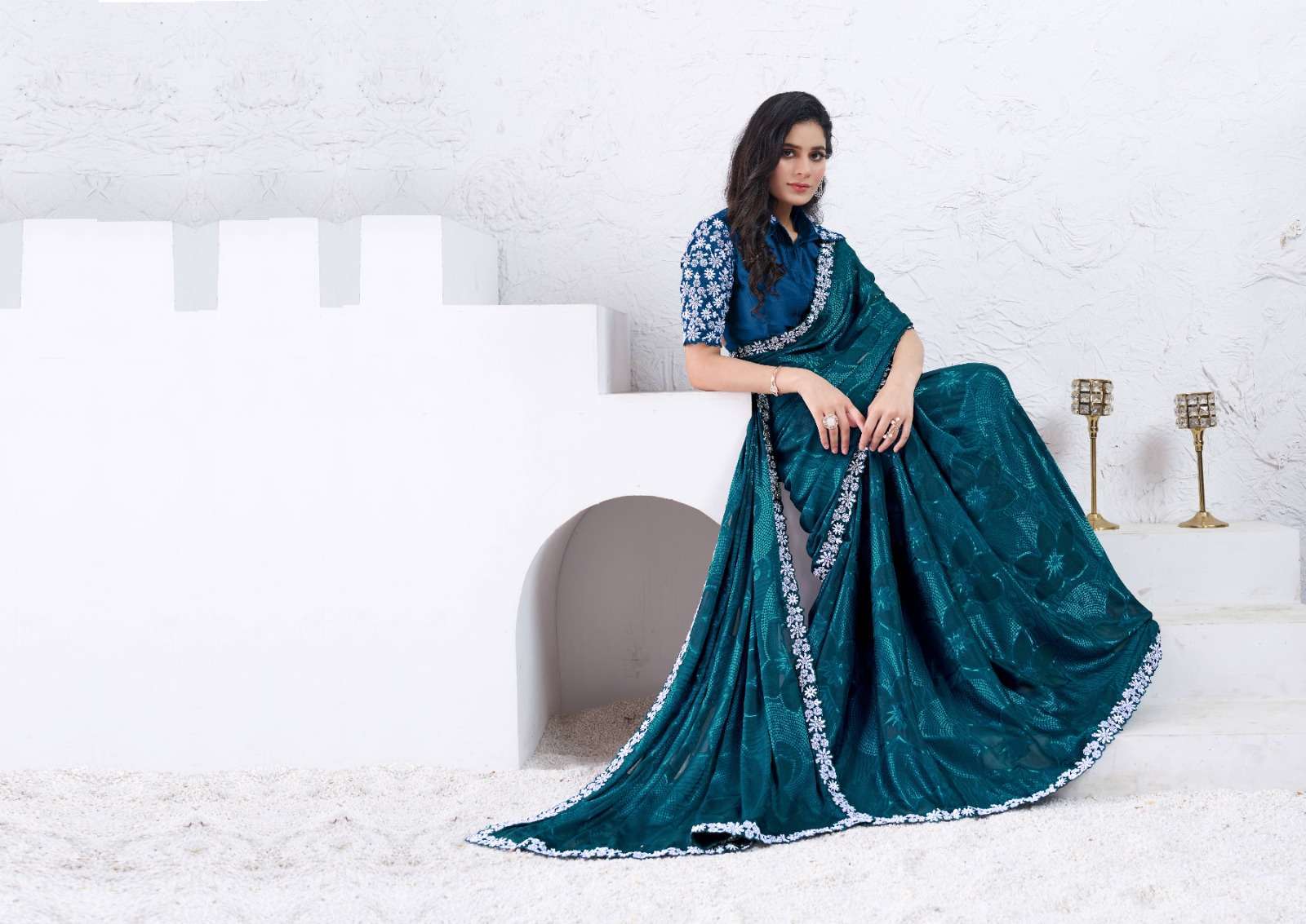 Mahotsav Presents Norita 44000 Series Swaraa Crape Silk Exclusive Sarees For Every Occasion Catalog wholesaler and Exporter 