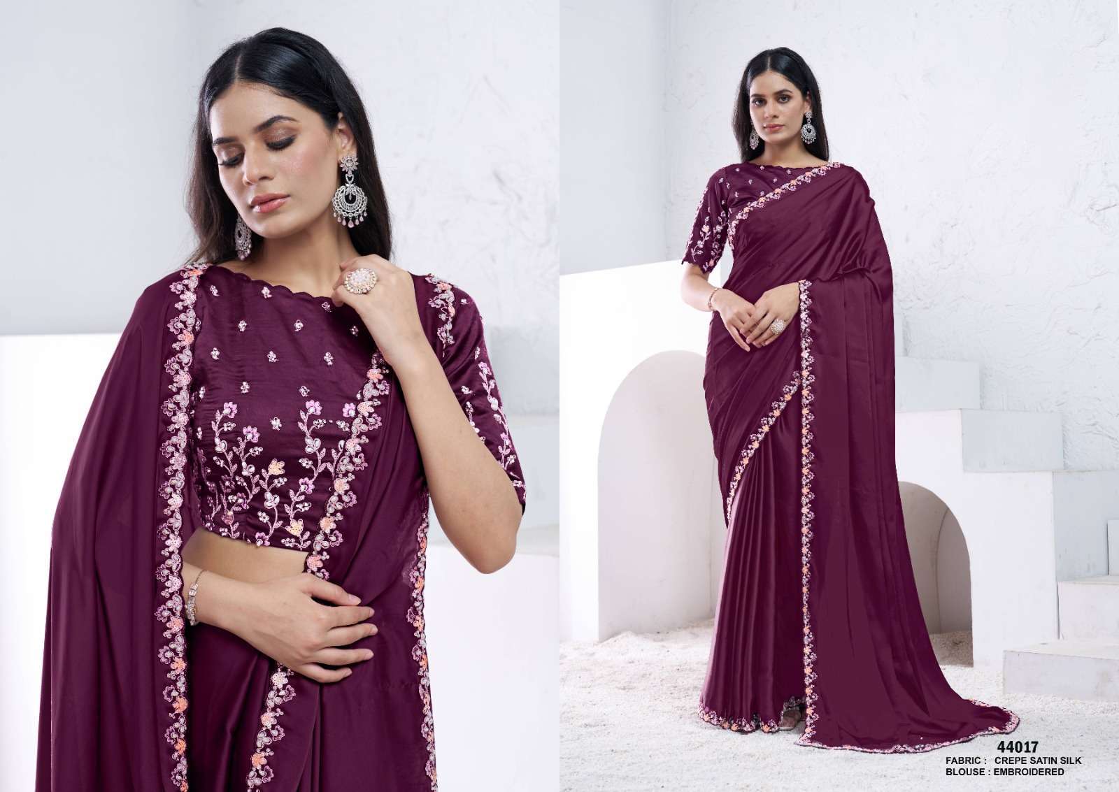 Mahotsav Presents Norita 44000 Series Swaraa Crape Silk Exclusive Sarees For Every Occasion Catalog wholesaler and Exporter 
