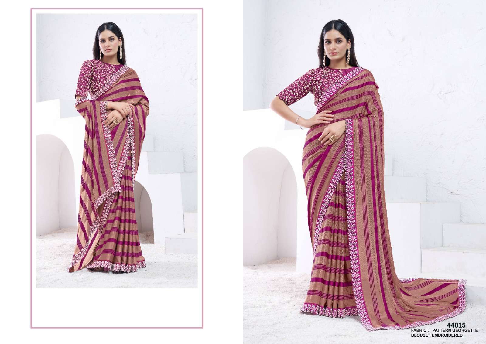 Mahotsav Presents Norita 44000 Series Swaraa Crape Silk Exclusive Sarees For Every Occasion Catalog wholesaler and Exporter 