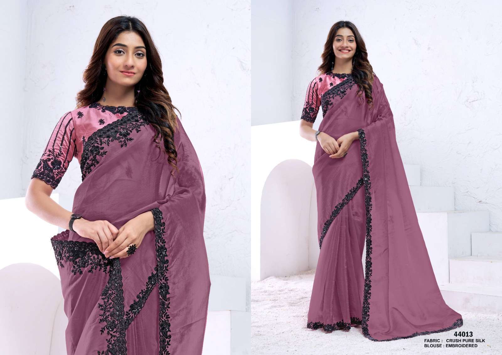 Mahotsav Presents Norita 44000 Series Swaraa Crape Silk Exclusive Sarees For Every Occasion Catalog wholesaler and Exporter 