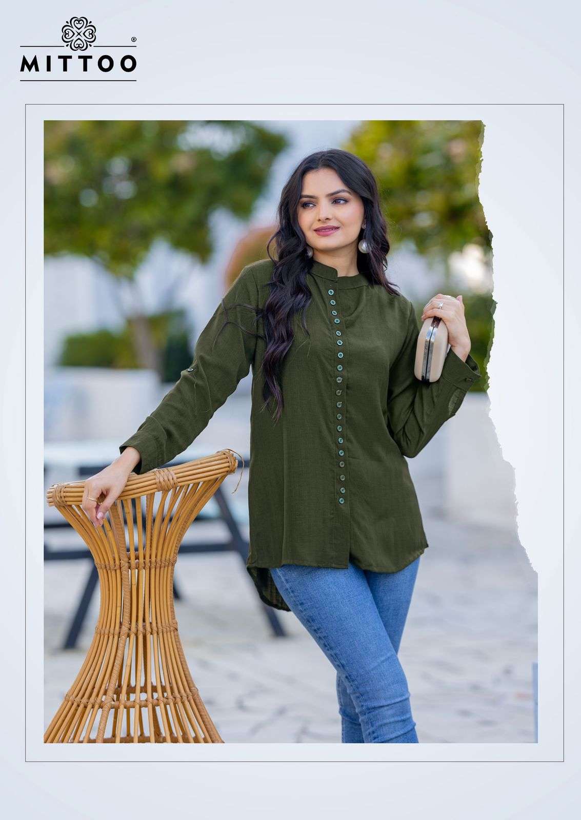 MITTOO PRESENTS CUDBURY RAYON SHORT KURTIS CATALOG WHOLESALER AND EXPORTER IN SURAT