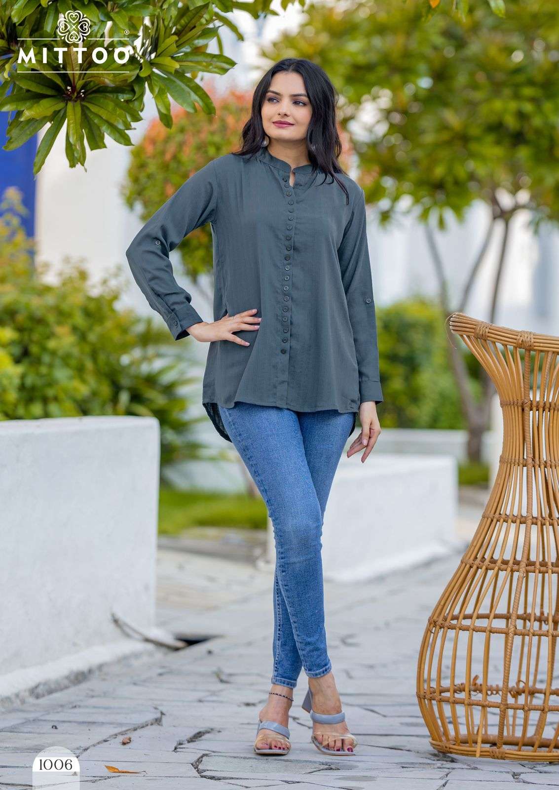 MITTOO PRESENTS CUDBURY RAYON SHORT KURTIS CATALOG WHOLESALER AND EXPORTER IN SURAT