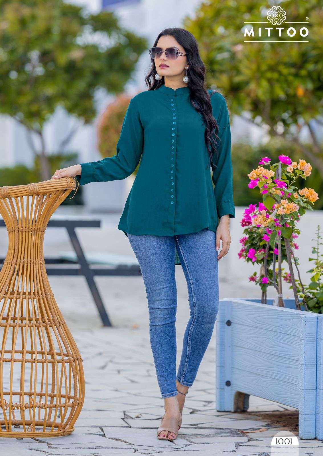 MITTOO PRESENTS CUDBURY RAYON SHORT KURTIS CATALOG WHOLESALER AND EXPORTER IN SURAT