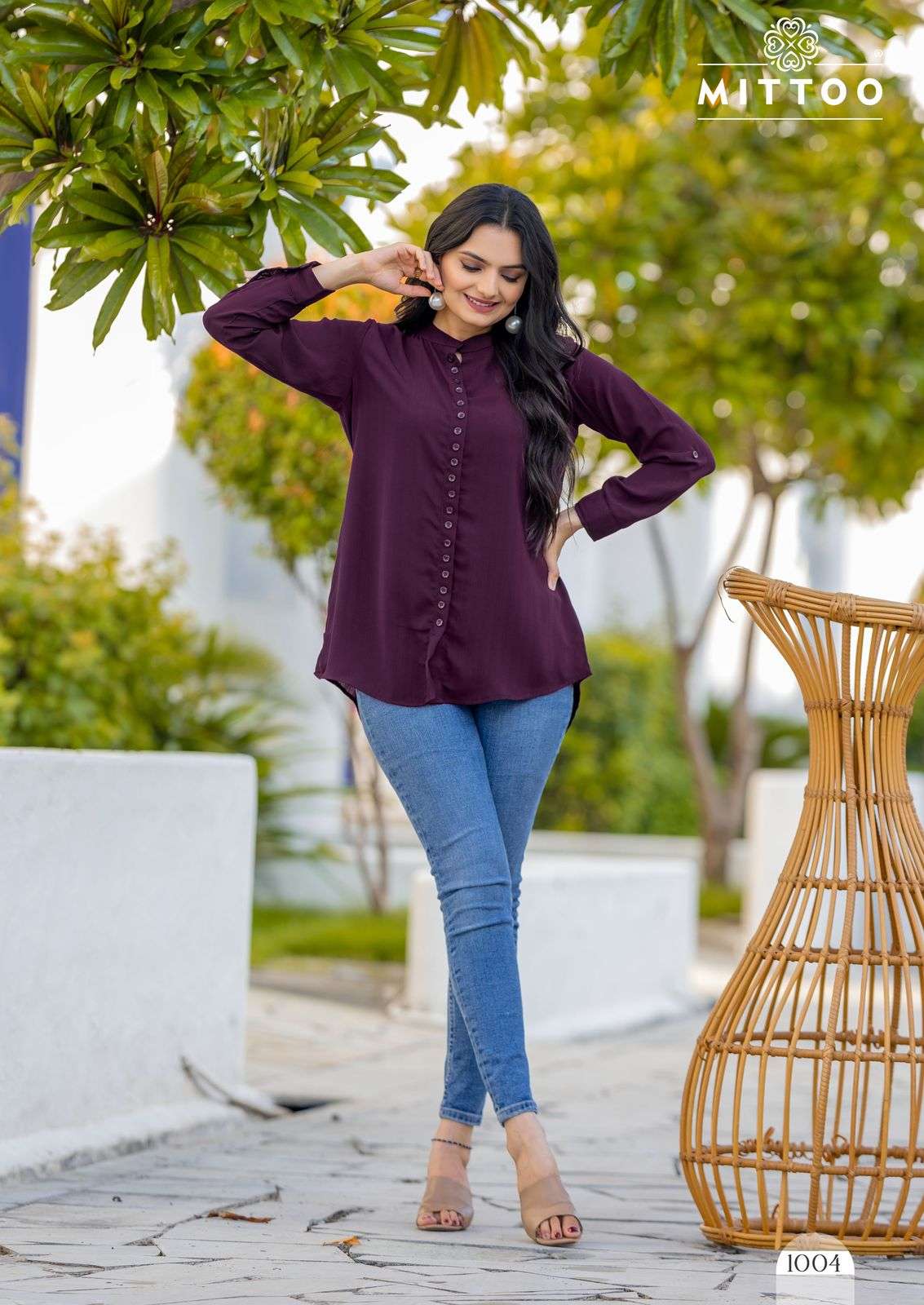 MITTOO PRESENTS CUDBURY RAYON SHORT KURTIS CATALOG WHOLESALER AND EXPORTER IN SURAT
