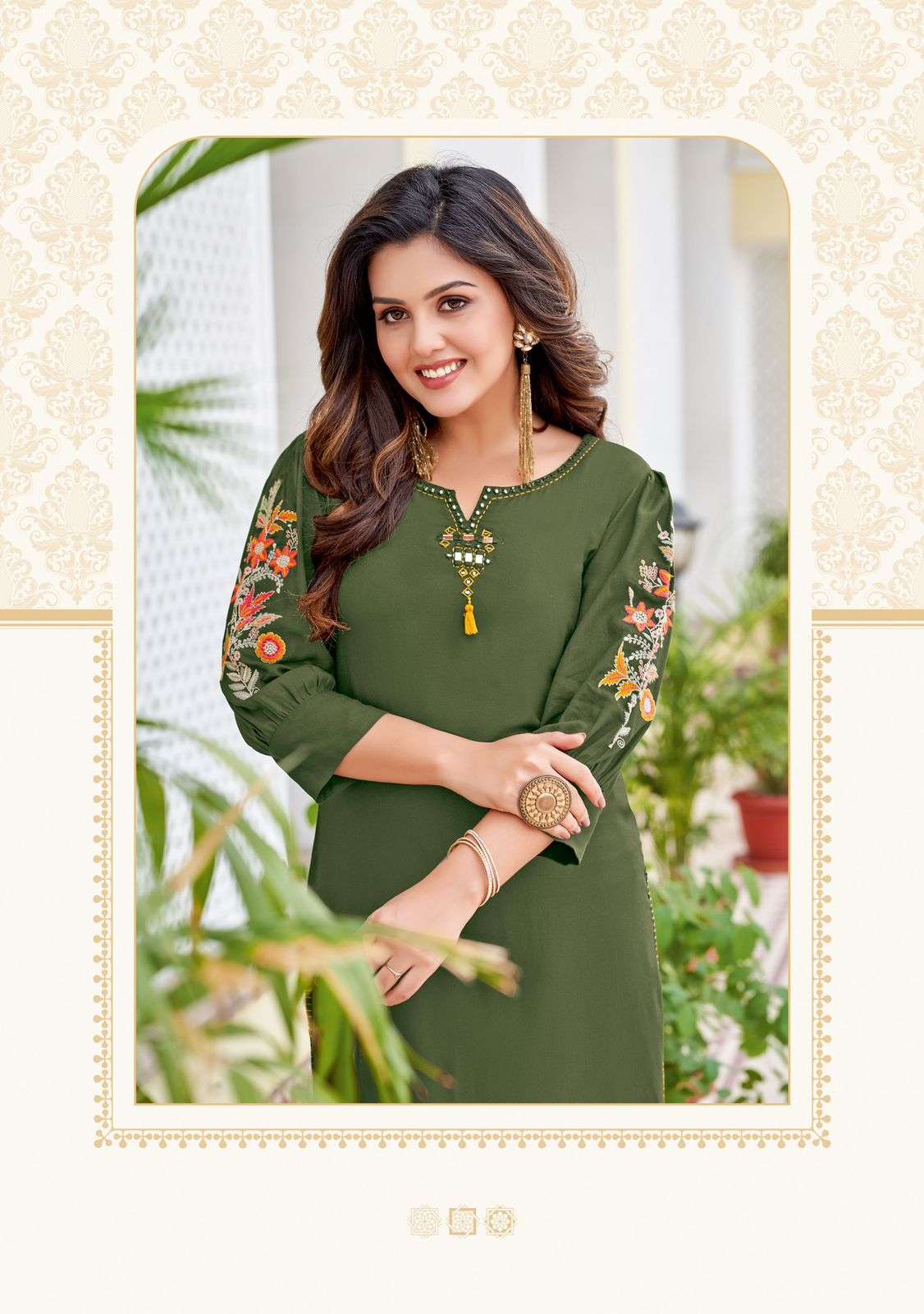 MITTOO PRESENTS KAAMIYA FANCY RAYON KURTIS CATALOG WHOLESALER AND EXPORTER IN SURAT