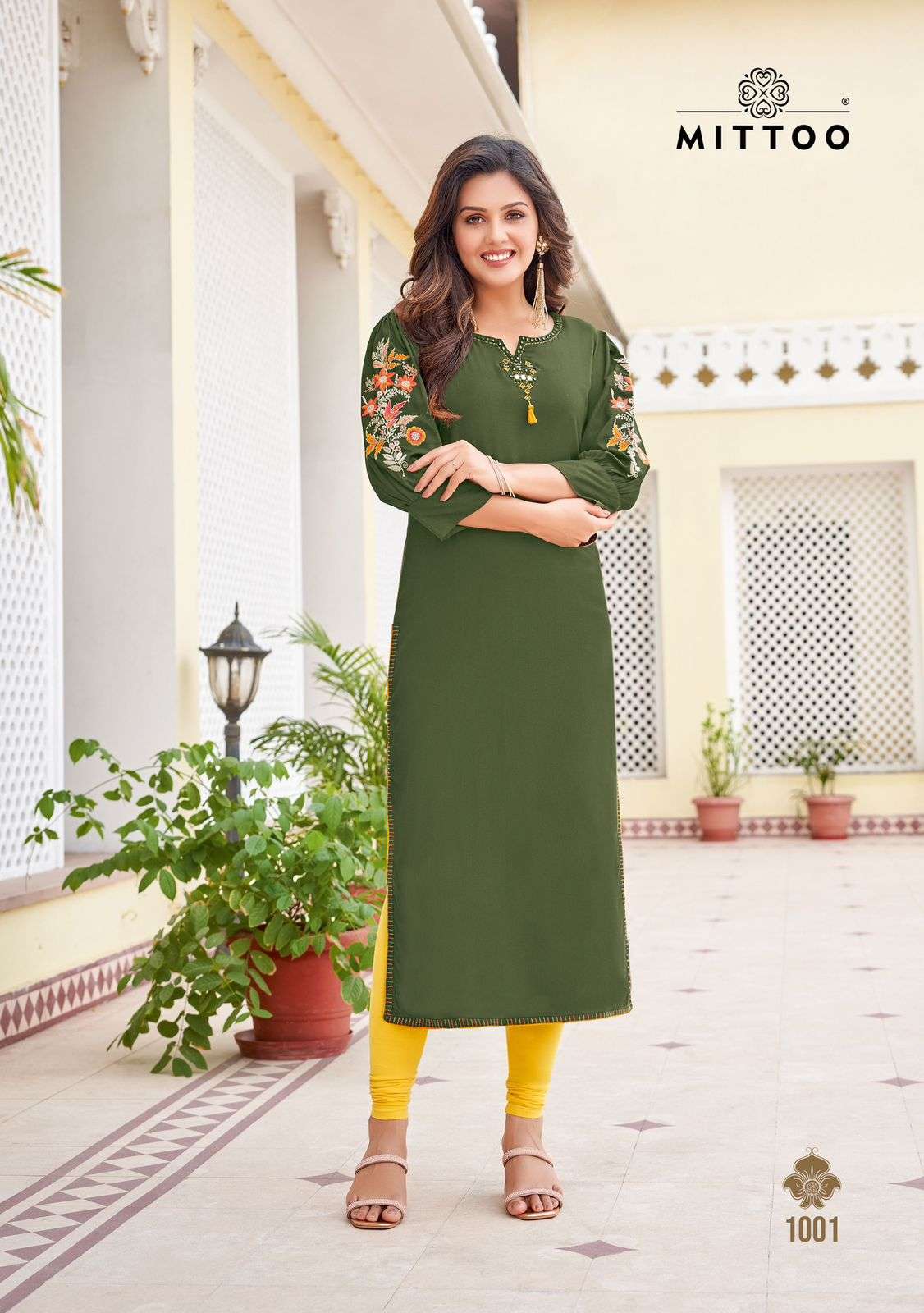 MITTOO PRESENTS KAAMIYA FANCY RAYON KURTIS CATALOG WHOLESALER AND EXPORTER IN SURAT