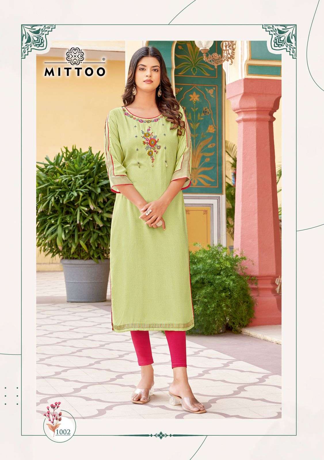 MITTOO PRESENTS KALISTA FANCY RAYON KURTIS CATALOG WHOLESALER AND EXPORTER IN SURAT