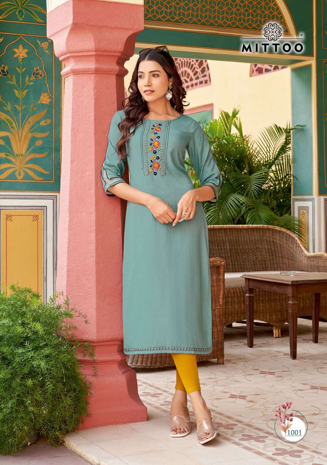 MITTOO PRESENTS KALISTA FANCY RAYON KURTIS CATALOG WHOLESALER AND EXPORTER IN SURAT