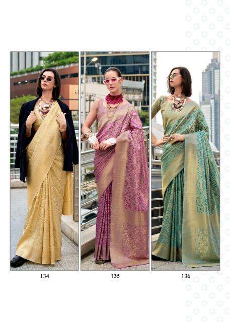 rajpath presents butterscotch kanchivaram handloom stylish look saree catalog wholesaler and exporter 