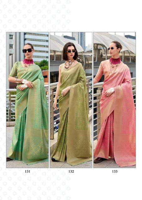 rajpath presents butterscotch kanchivaram handloom stylish look saree catalog wholesaler and exporter 